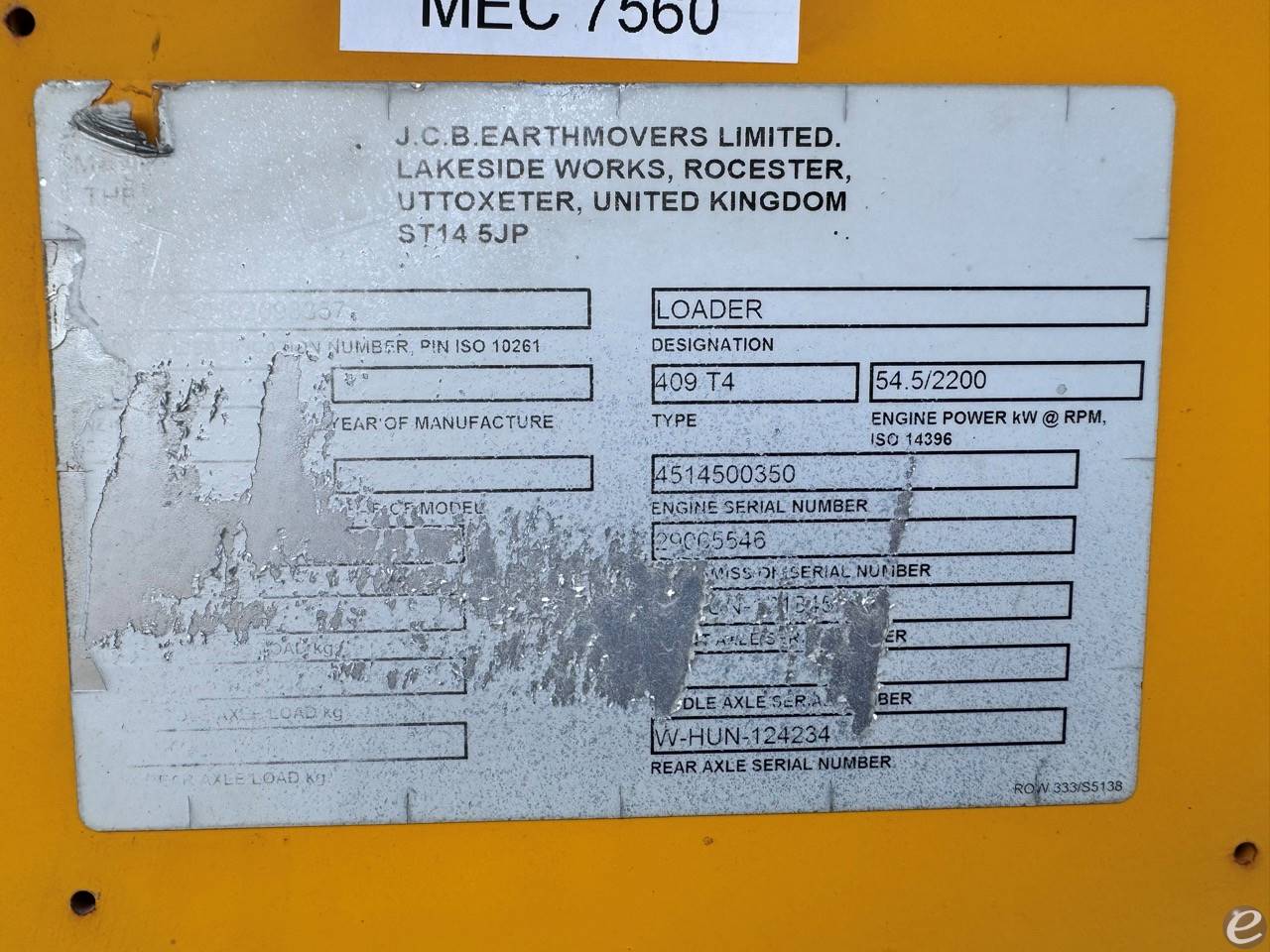 2017 JCB 409 At UsedEquipmentHub.com