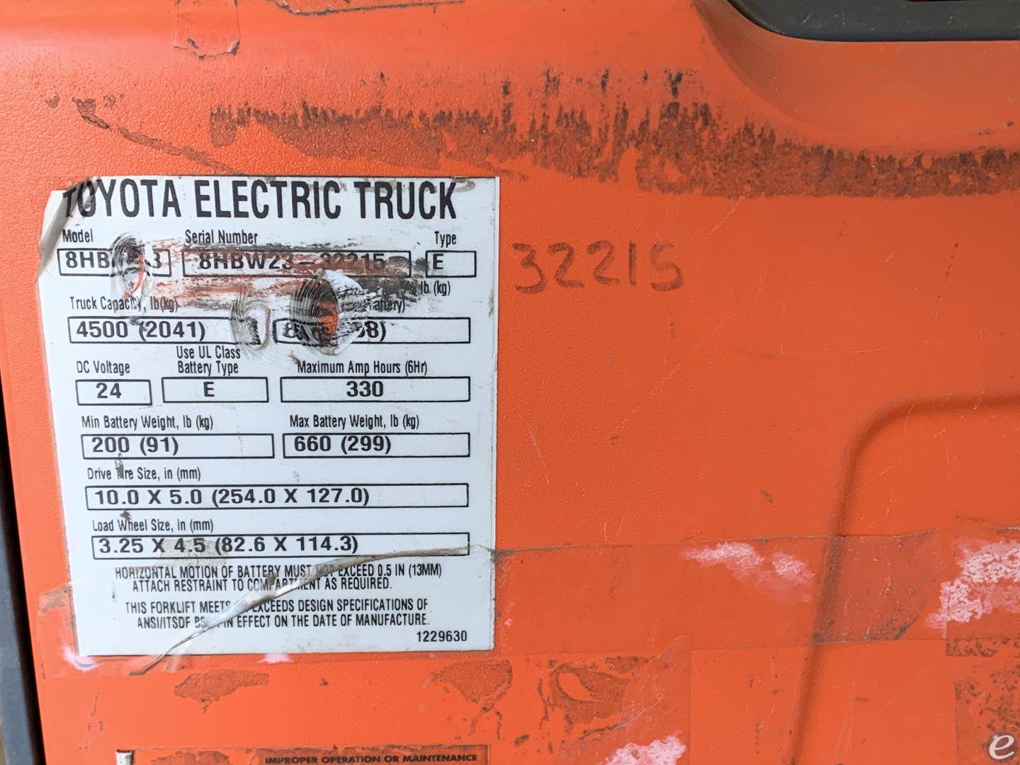 2018 Toyota 8HBW23 At UsedEquipmentHub.com