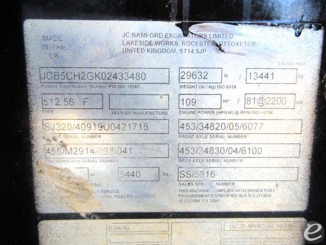 2015 JCB 512-56 At UsedEquipmentHub.com