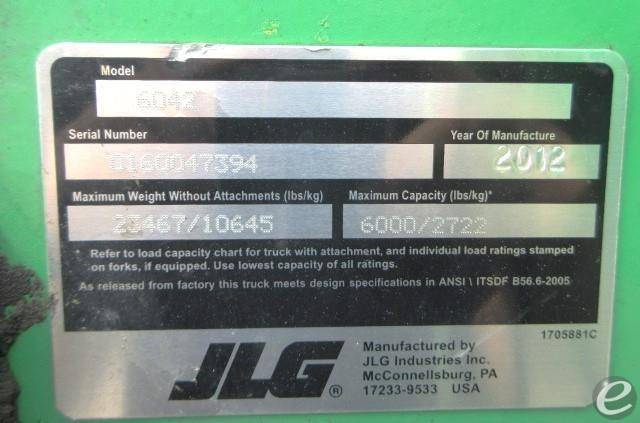 2012 Skytrak 6042 At UsedEquipmentHub.com