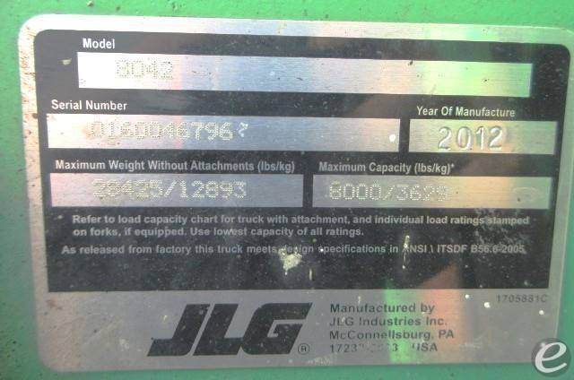 2012 Skytrak 8042 At UsedEquipmentHub.com