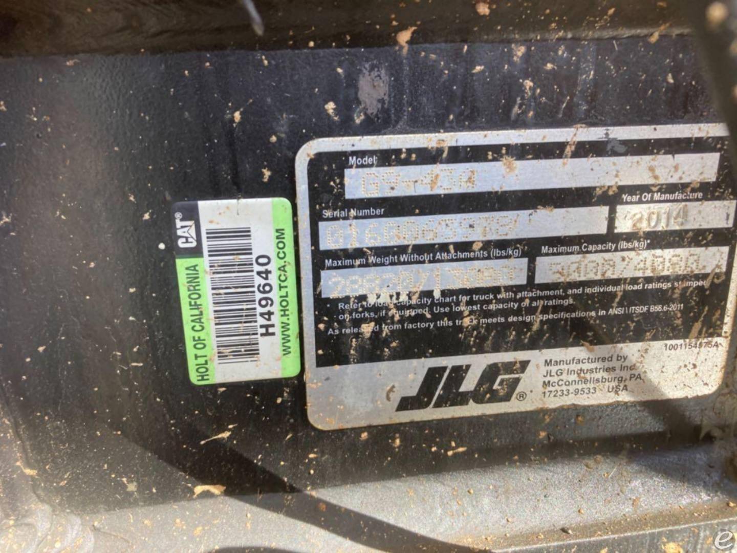 2014 JLG G9-43A At UsedEquipmentHub.com