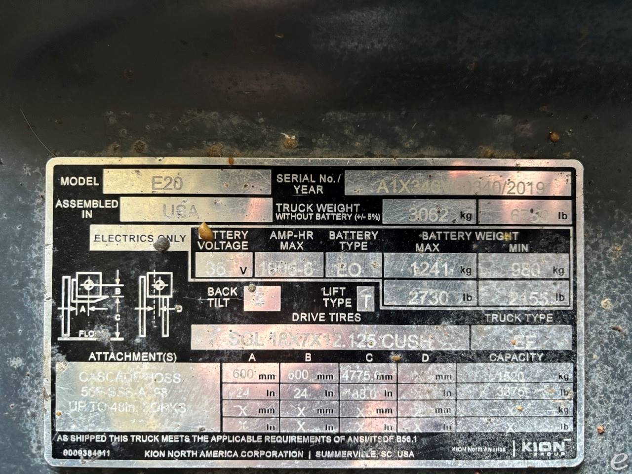 2019 Linde E20C At UsedEquipmentHub.com
