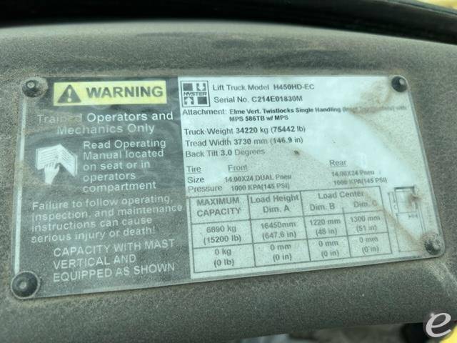 2014 Hyster H450HD-EC At UsedEquipmentHub.com